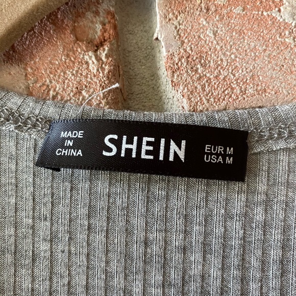 Self Tie Ribbed top - Picture 2 of 3